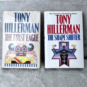 Tony Hillerman‎ Hardcover Book Lot The First Eagle The Shape Shifter Navajo